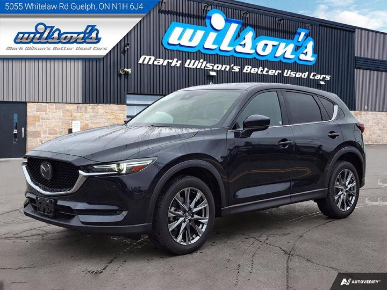 Used 2021 Mazda CX-5 Signature AWD | Turbo | Leather | Sunroof | Nav | Cooled + Heated Seats | Heated Steering | for sale in Guelph, ON