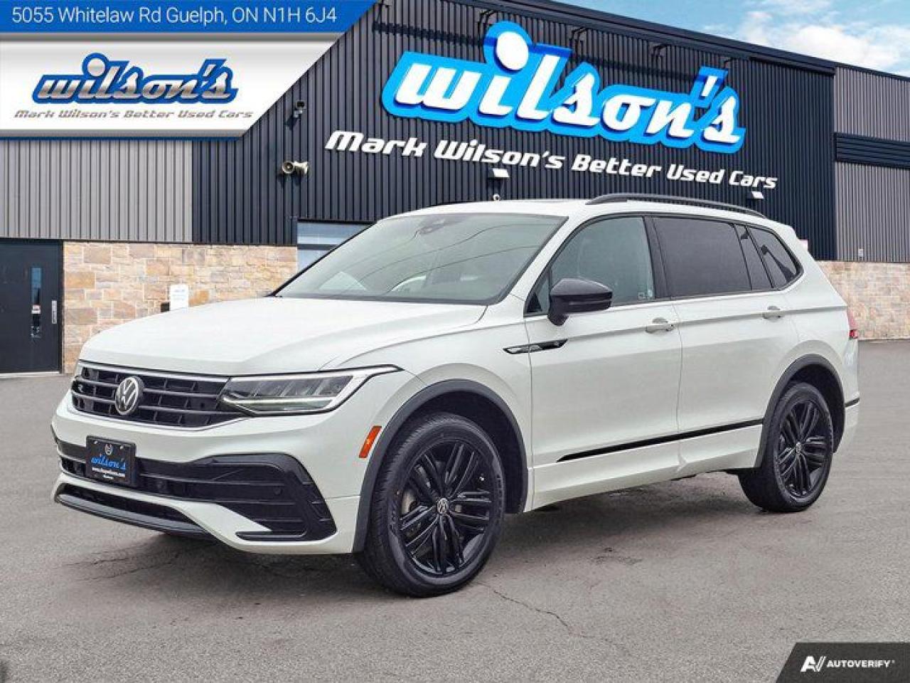 Used 2022 Volkswagen Tiguan Comfortline R-Line Black Edition AWD | Leather | Sunroof | Nav | Heated Steering + Seats | New Tires for sale in Guelph, ON