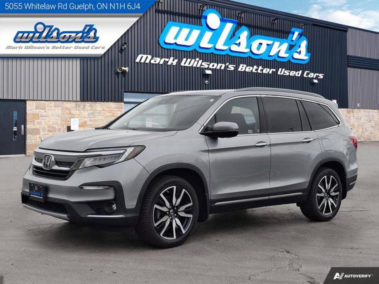 Used 2020 Honda Pilot Touring 8-Passenger AWD | Leather | Sunroof | Nav | Heated Steering + Seats | CarPlay + More ! for sale in Guelph, ON