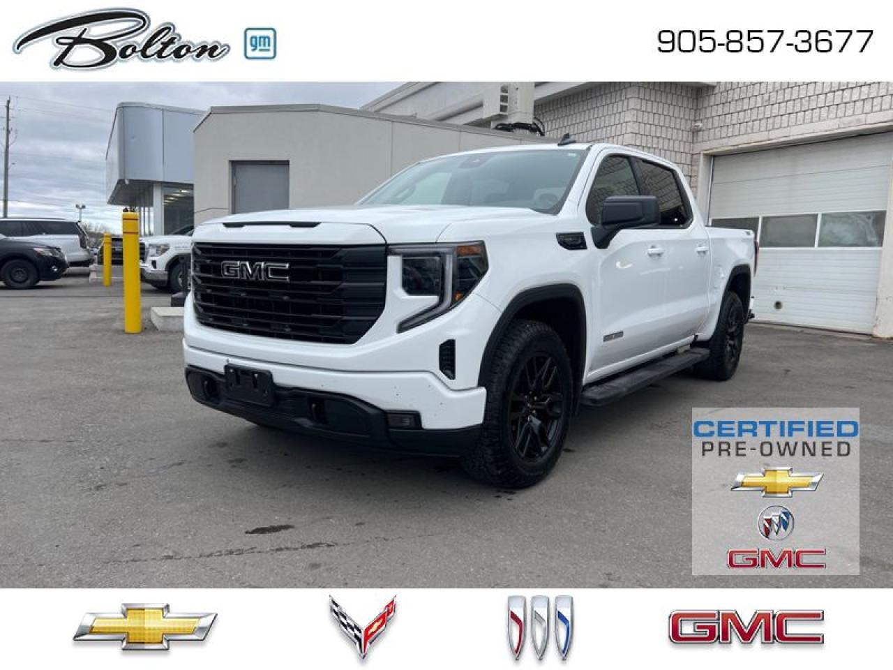 Used 2023 GMC Sierra 1500 Elevation CERTIFIED PRE-OWNED - FINANCE @ 4.99% for sale in Bolton, ON