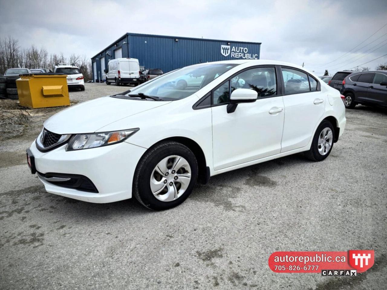 Used 2015 Honda Civic LX Certified One Owner Reliable Gas Saver for sale in Orillia, ON