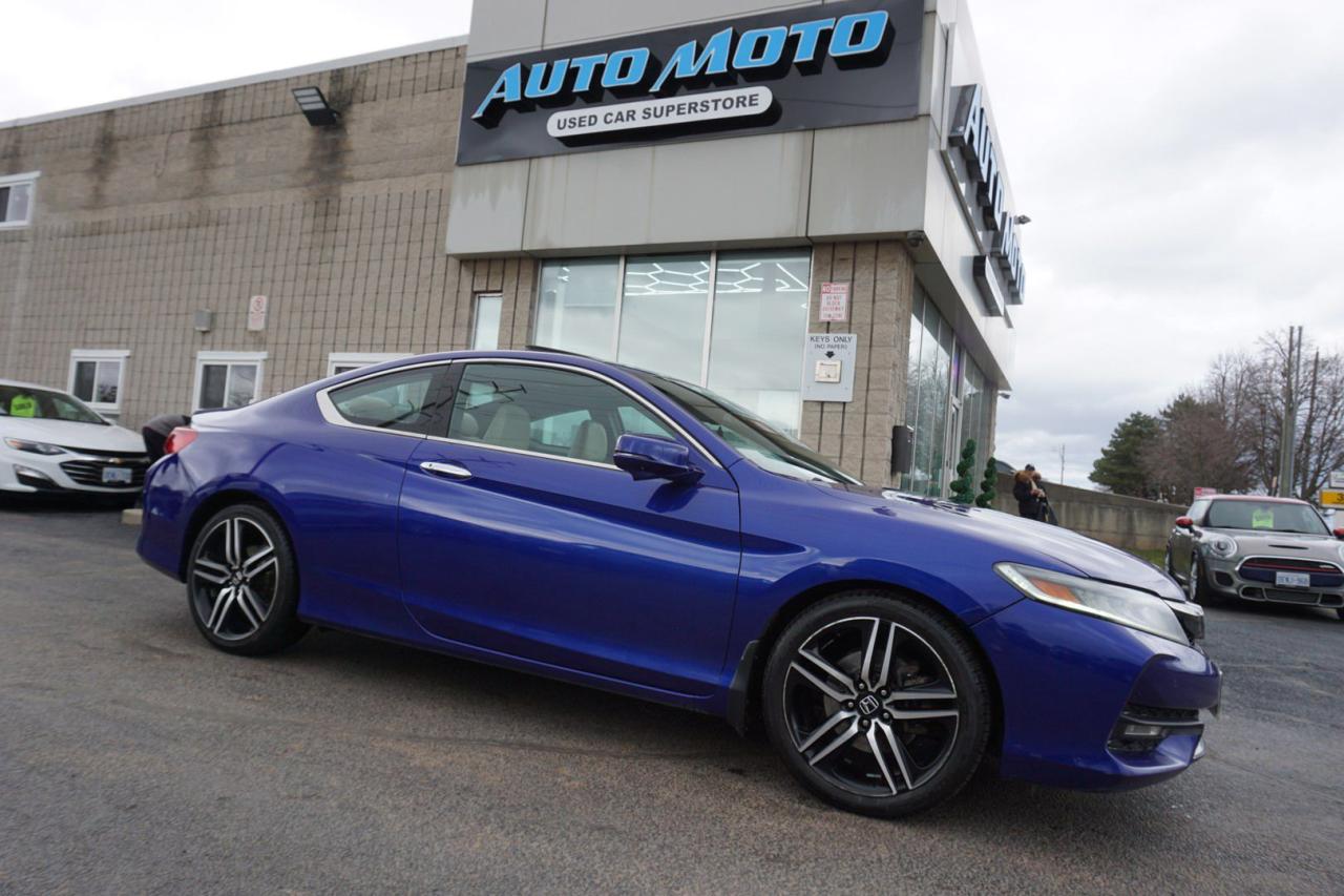 2017 Honda Accord 2.4L COUPE TOURING CERTIFIED *FREE ACCIDENT* NAV CAMERA HEATED LEATHER SUNROOF SENSORS BLUETOOTH ALLLOYS