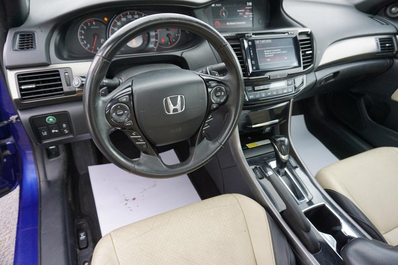 2017 Honda Accord 2.4L COUPE TOURING CERTIFIED *FREE ACCIDENT* NAV CAMERA HEATED LEATHER SUNROOF SENSORS BLUETOOTH ALLLOYS - Photo #9