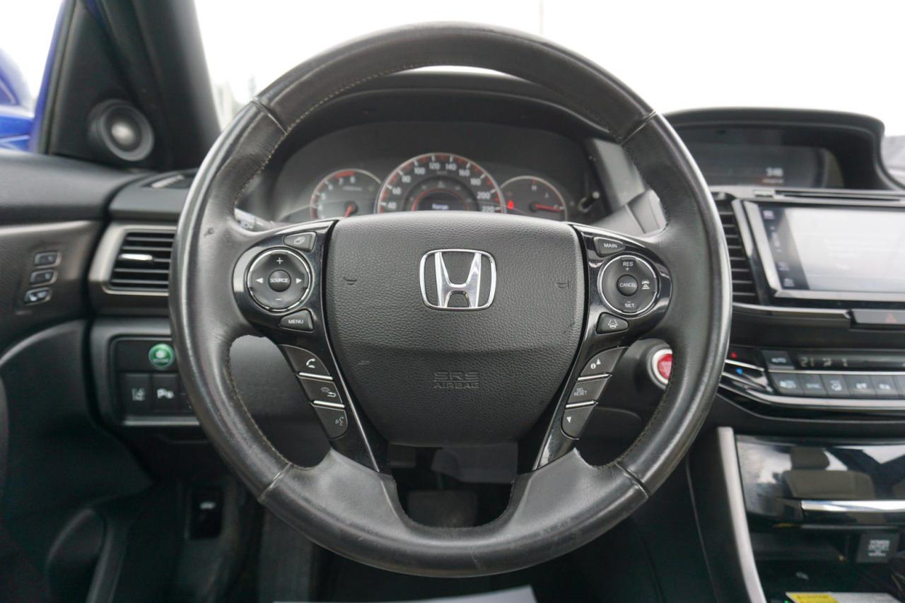 2017 Honda Accord 2.4L COUPE TOURING CERTIFIED *FREE ACCIDENT* NAV CAMERA HEATED LEATHER SUNROOF SENSORS BLUETOOTH ALLLOYS - Photo #10