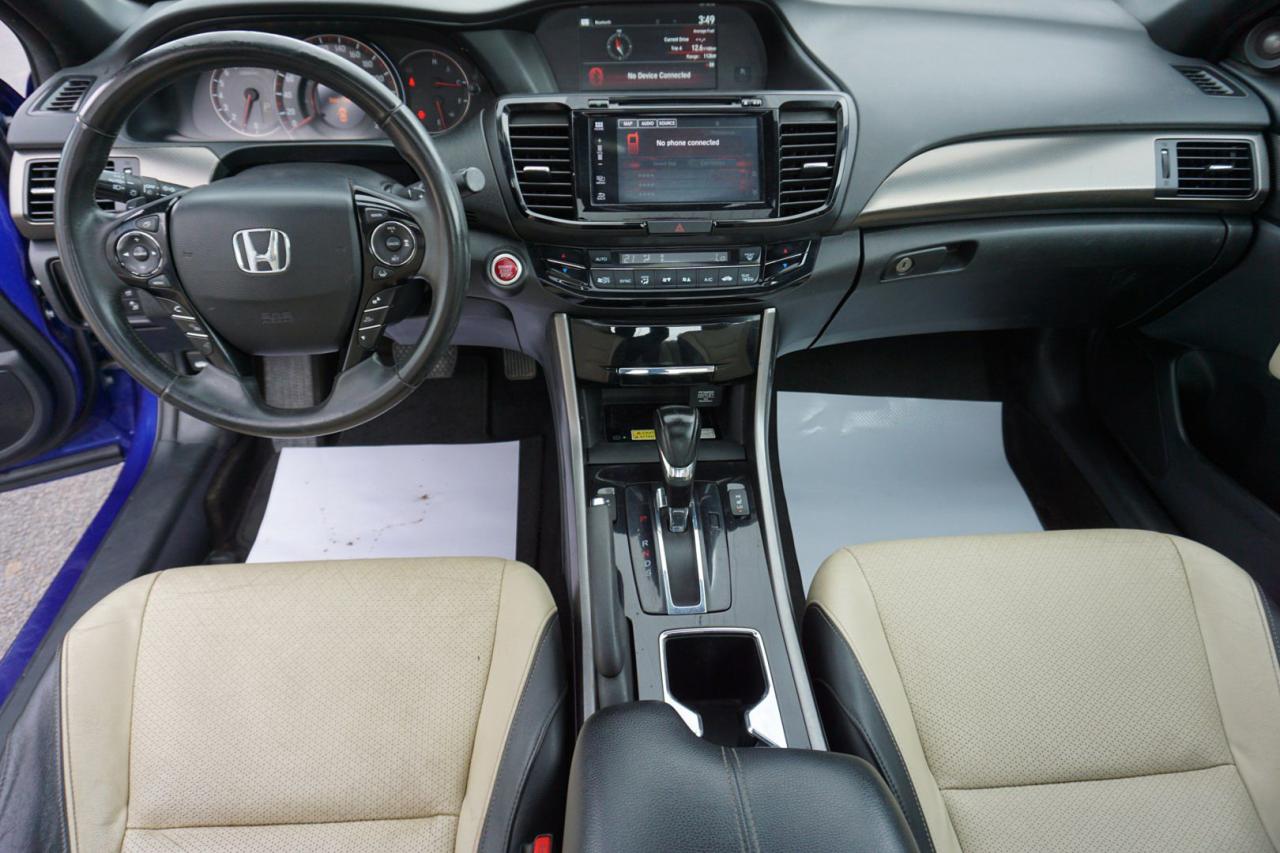 2017 Honda Accord 2.4L COUPE TOURING CERTIFIED *FREE ACCIDENT* NAV CAMERA HEATED LEATHER SUNROOF SENSORS BLUETOOTH ALLLOYS - Photo #12