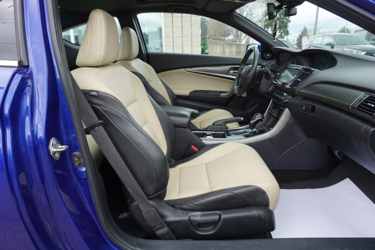 2017 Honda Accord 2.4L COUPE TOURING CERTIFIED *FREE ACCIDENT* NAV CAMERA HEATED LEATHER SUNROOF SENSORS BLUETOOTH ALLLOYS - Photo #17