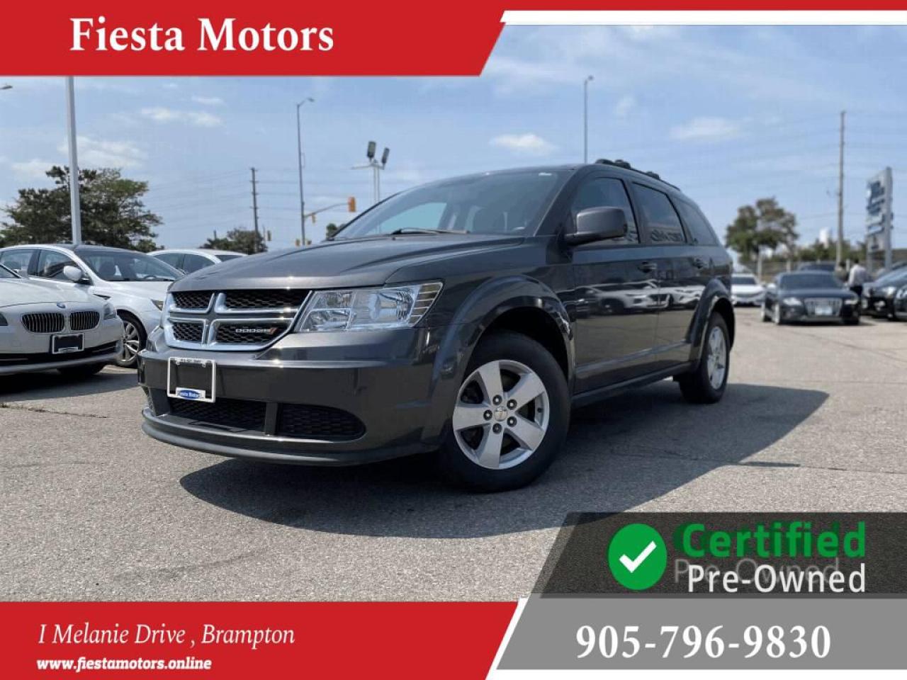 Used 2014 Dodge Journey 7 PASSENGER, CRUISE CONTROL, BLUETOOTH, 1 YEAR POWERTRAIN WARRANTY - UNLIMITED KMS INCLUDED! for sale in Brampton, ON