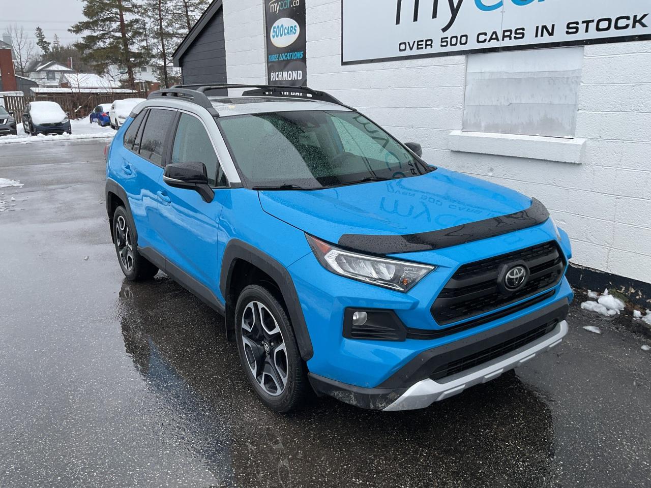Used 2020 Toyota RAV4 Trail 2.5L TRAIL AWD!!!  SUNROOF. HEATED SEATS. LEATHER. BACKUP CAM. BLUETOOTH. A/C. CRUISE. PWR GROUP. PE for sale in Kingston, ON