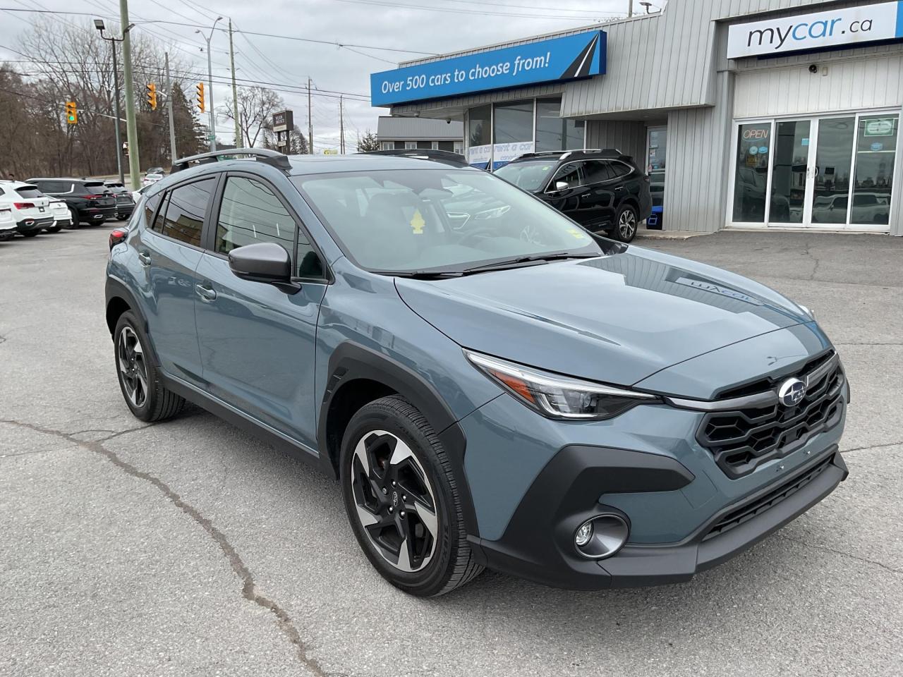 Used 2024 Subaru XV Crosstrek Limited LOW MILEAGE!!!   SUNROOF. HEATED SEATS. LEATHER. NAV.  BACKUP CAM. BLUETOOTH. A/C. CRUISE. PWR GROUP for sale in Kingston, ON