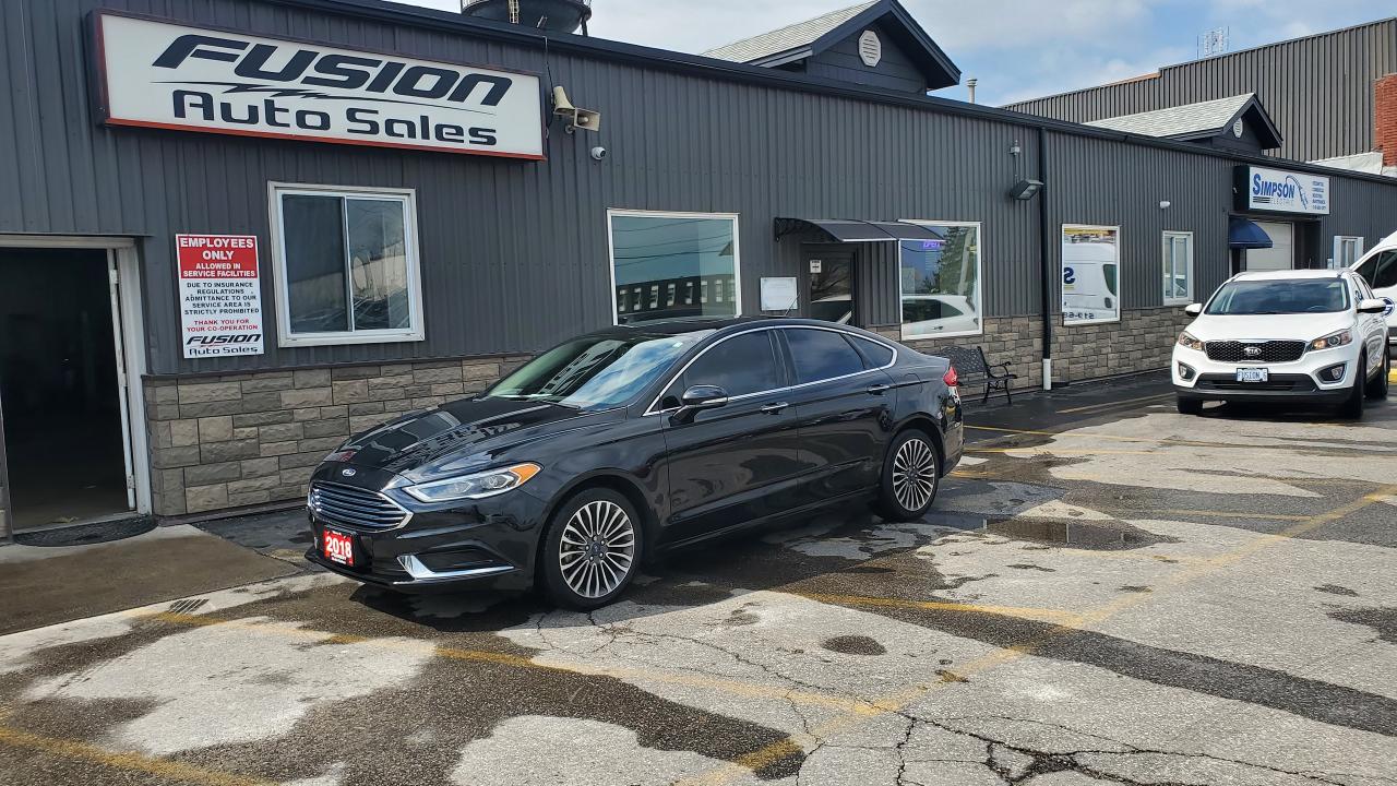 Used 2018 Ford Fusion SE-LEATHER-SUNROOF-NAVIGATION-REMOTE START for sale in Tilbury, ON