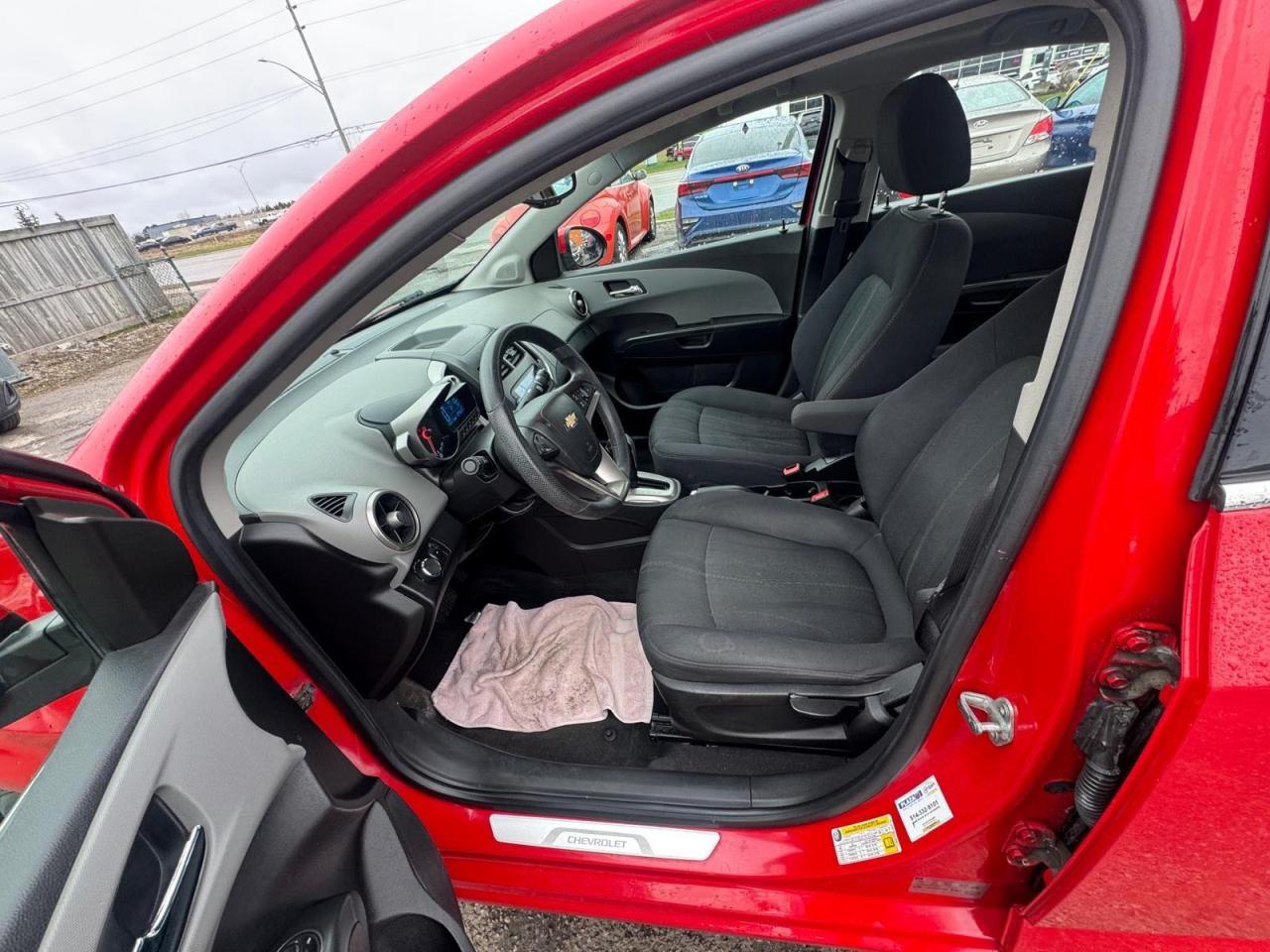 2012 Chevrolet Sonic LT, AUTO, 4 CYL, ONLY 139KMS, RUNS WELL, AS IS - Photo #9