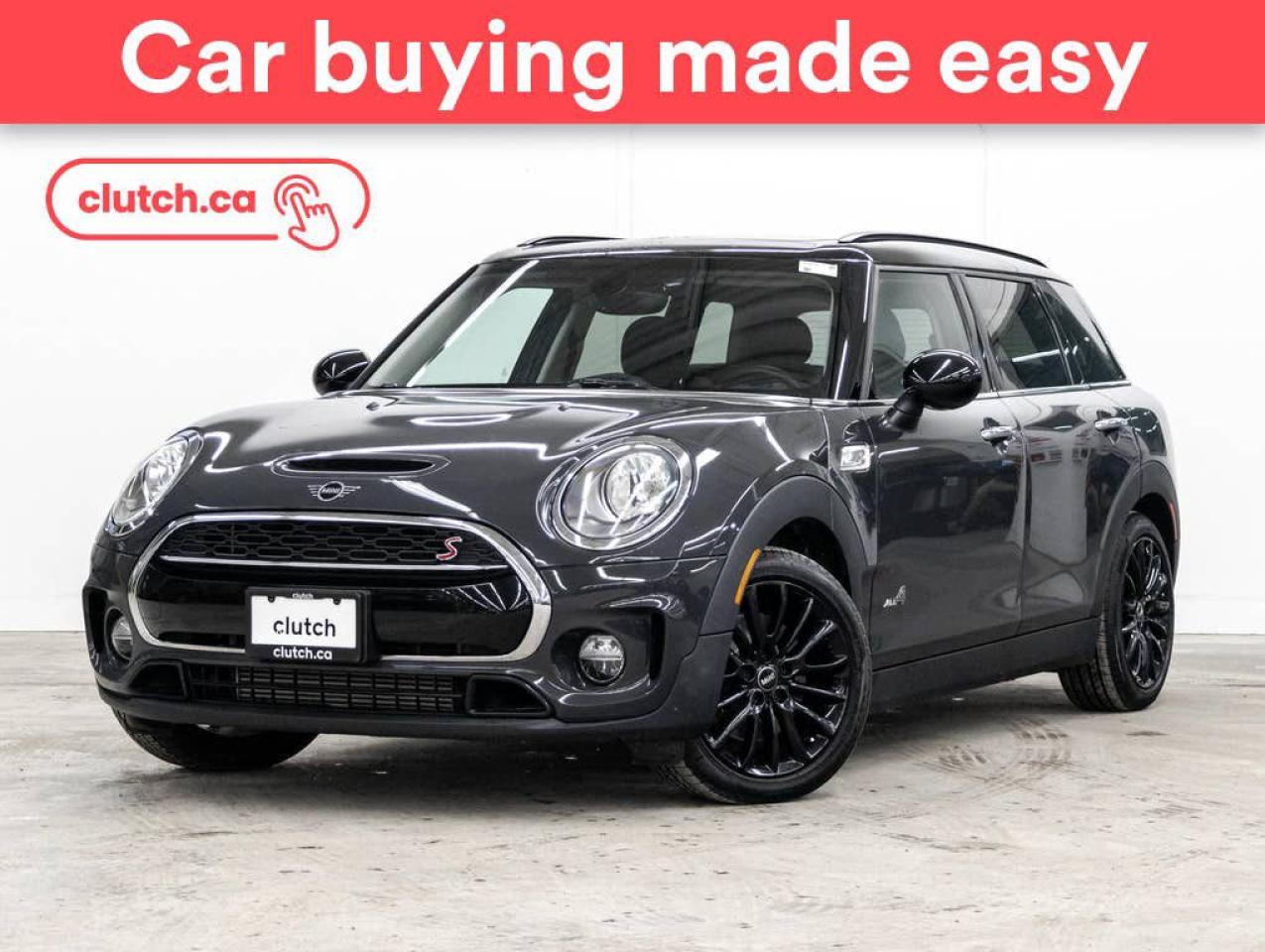 Used 2019 MINI Cooper Clubman Cooper S w/Apple Carplay, Sunroof, Backup Cam for sale in Toronto, ON