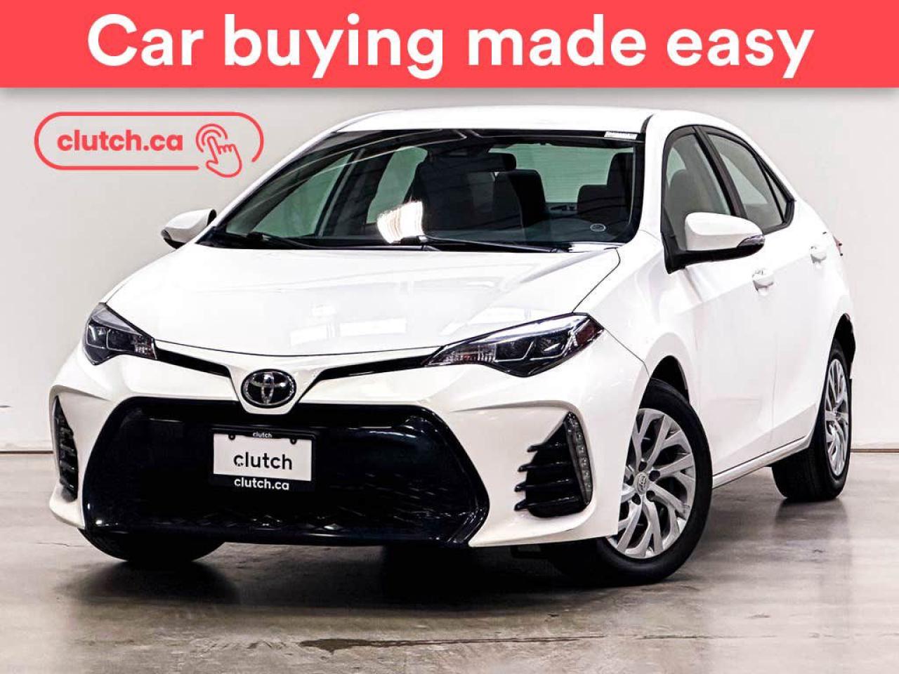 Used 2017 Toyota Corolla SE w/ Apple CarPlay, Heated Front Seats, Rearview Cam for sale in Toronto, ON