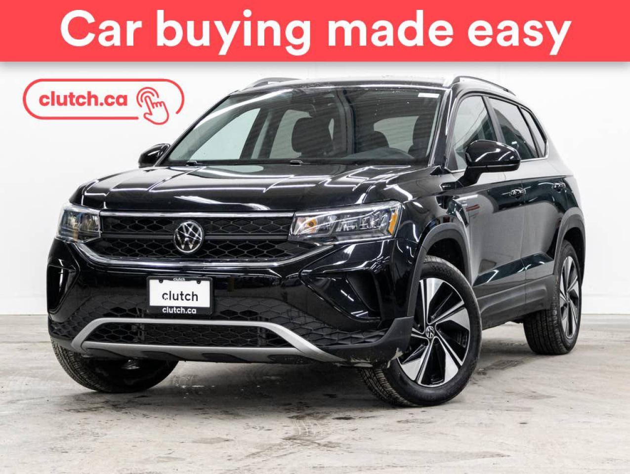 Used 2024 Volkswagen Taos Comfortline AWD w/Apple Carplay & Android Auto, Heated Front Seats, Backup Cam for sale in Toronto, ON