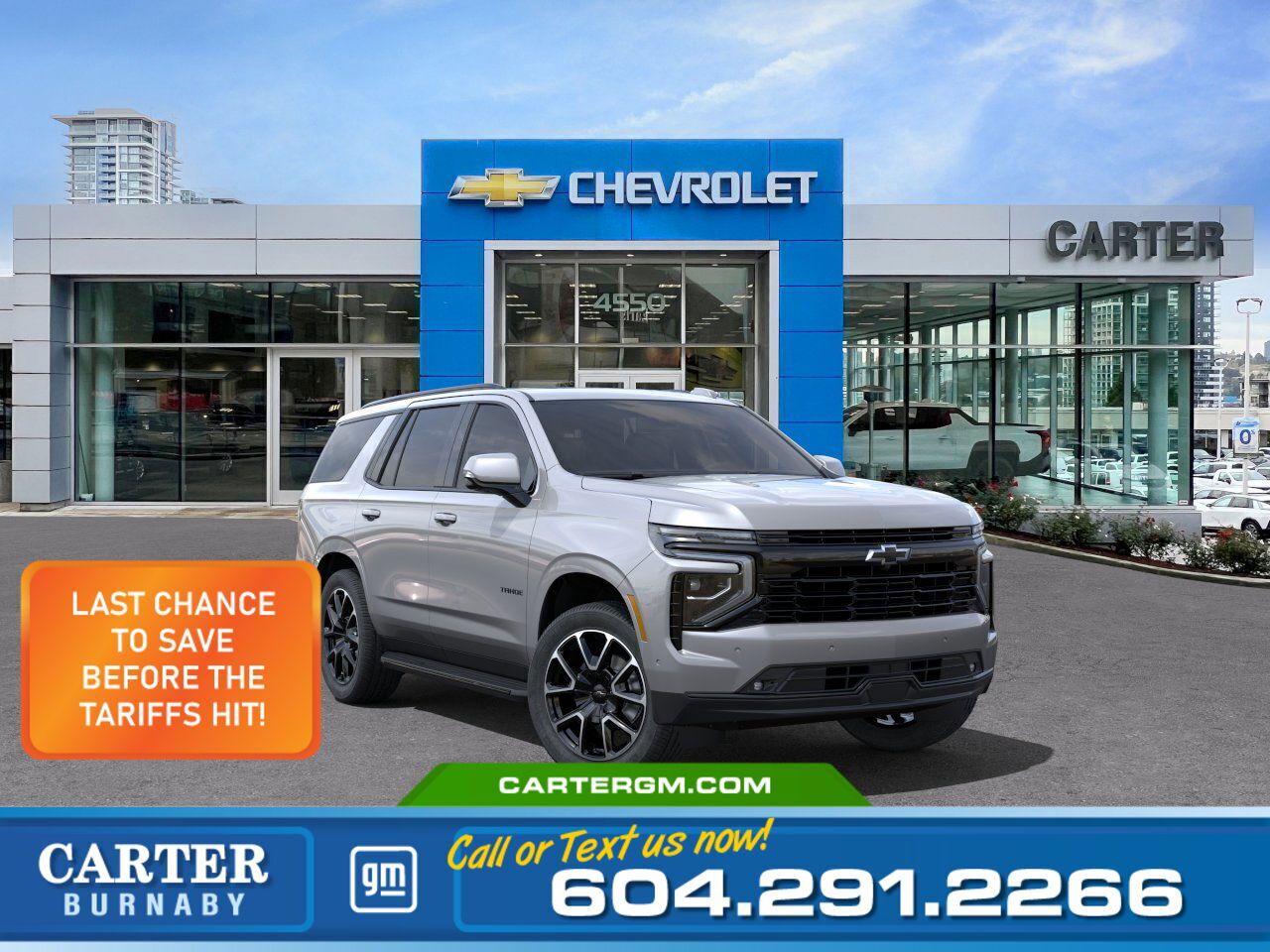 New 2025 Chevrolet Tahoe 4WD | Beat the Tariffs — Lock In Your Price Now! for sale in Burnaby, BC