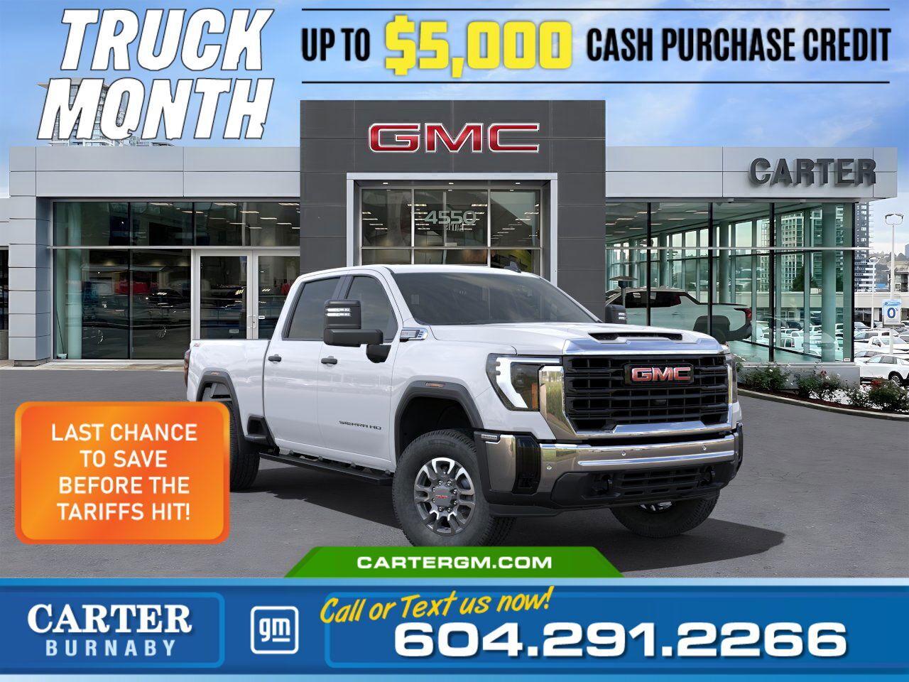 New 2025 GMC Sierra 3500 HD 4WD | Beat the Tariffs — Lock In Your Price Now! for sale in Burnaby, BC