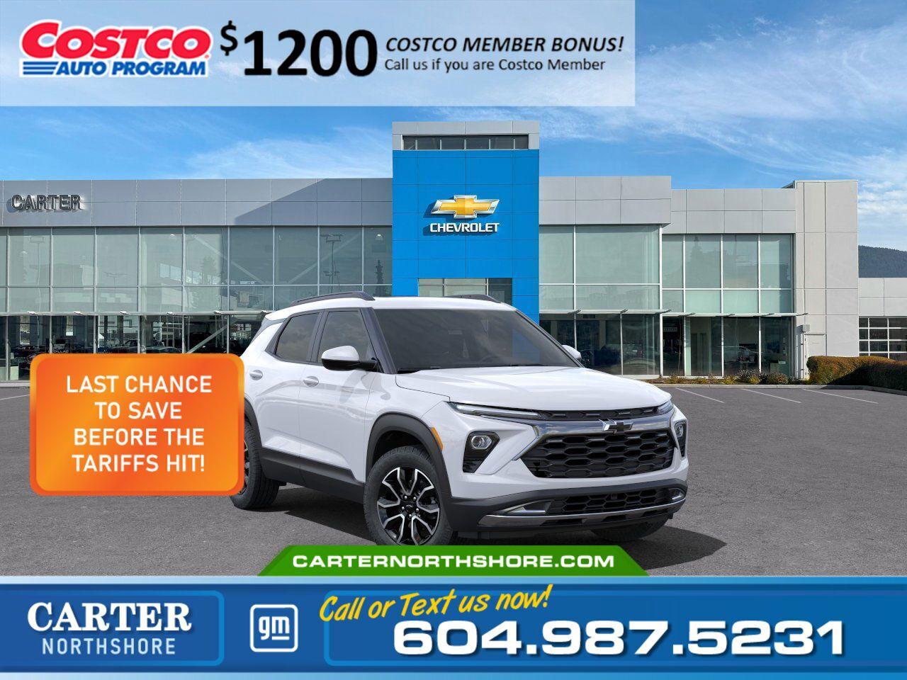 New 2025 Chevrolet TrailBlazer Activ AWD for sale in North Vancouver, BC