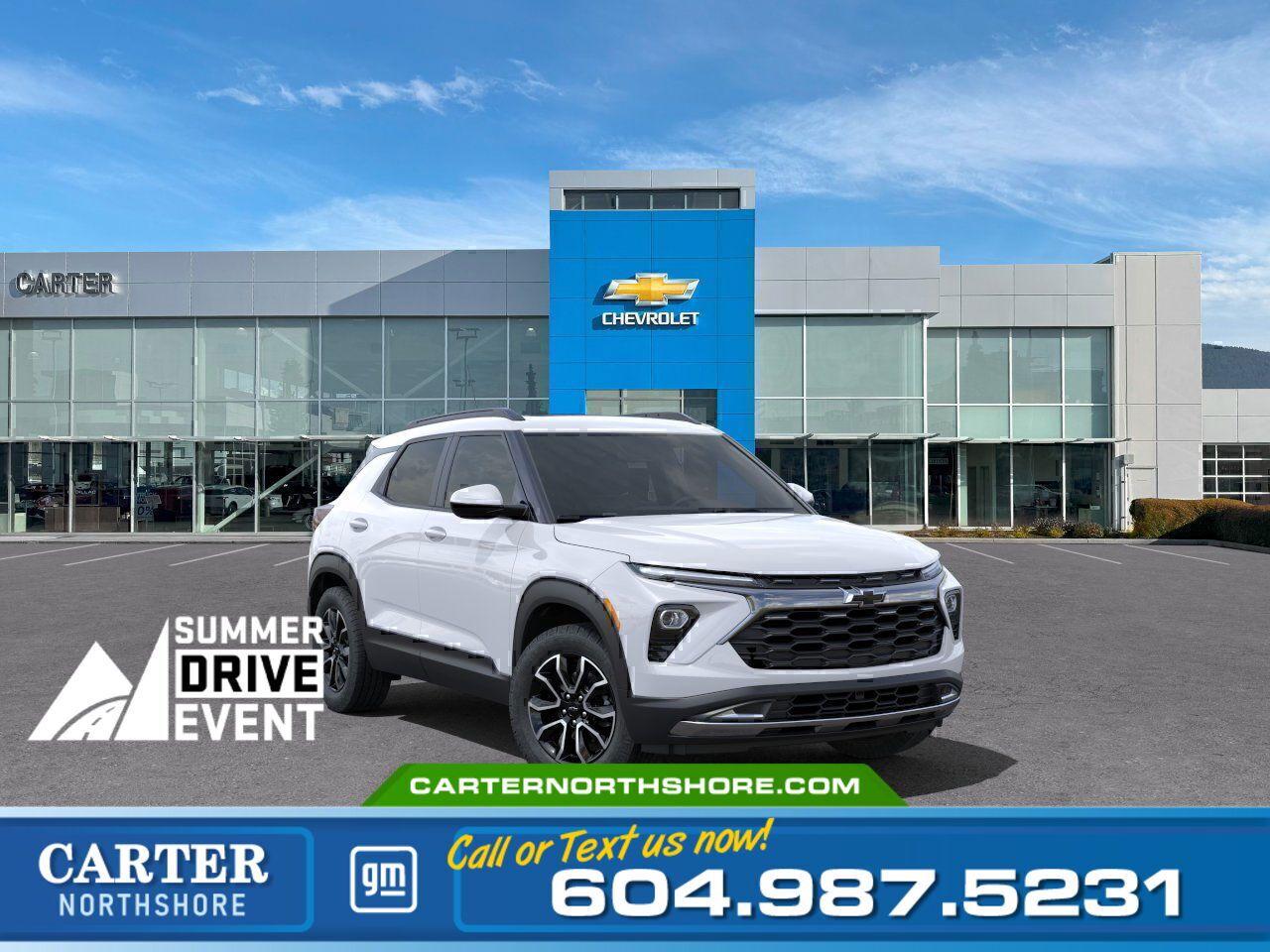 New 2025 Chevrolet TrailBlazer ACTIV AWD | Pano Sunroof/Adpt Cruise/Pwr Liftgate for sale in North Vancouver, BC