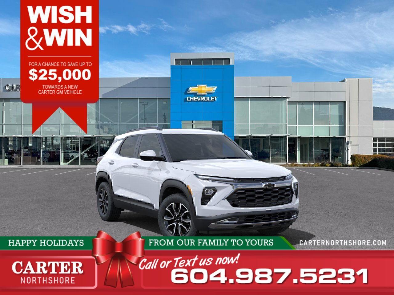 New 2025 Chevrolet TrailBlazer ACTIV AWD | Pano Sunroof/Adpt Cruise/Pwr Liftgate for sale in North Vancouver, BC