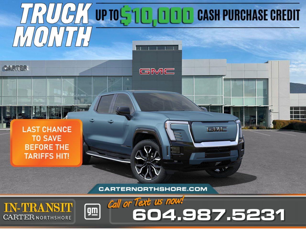New 2025 GMC Sierra EV Extended Range Denali for sale in North Vancouver, BC