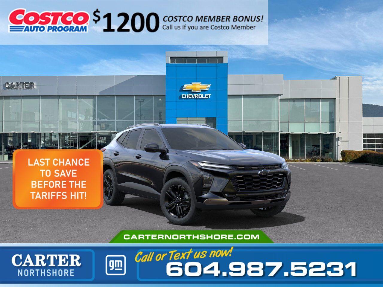 New 2025 Chevrolet Trax ACTIV FWD for sale in North Vancouver, BC