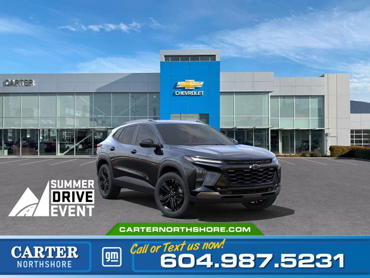 New 2025 Chevrolet Trax ACTIV | Alum Wheels/Adpt Cruise/HD Rear Cam for sale in North Vancouver, BC