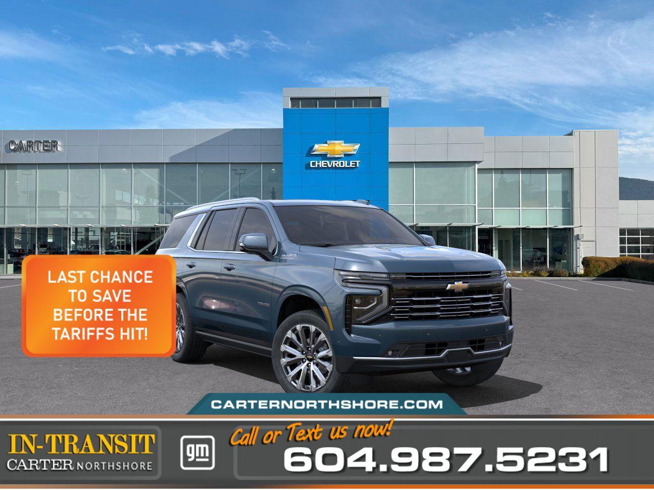 New 2025 Chevrolet Tahoe High Country/Diesel for sale in North Vancouver, BC