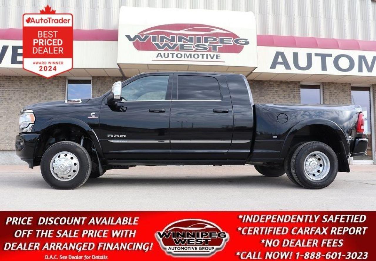 Used 2024 Dodge Ram 3500 LIMITED MEGA DUALLY, CUMMINS/AISIN, LOADED/AS NEW! for sale in Headingley, MB