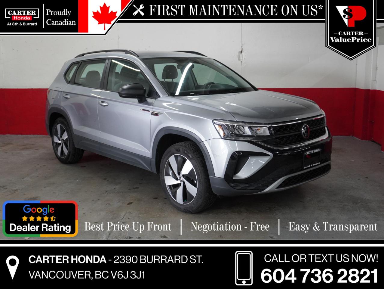 Used 2024 Volkswagen Taos Trendline 4Motion for sale in Vancouver, BC