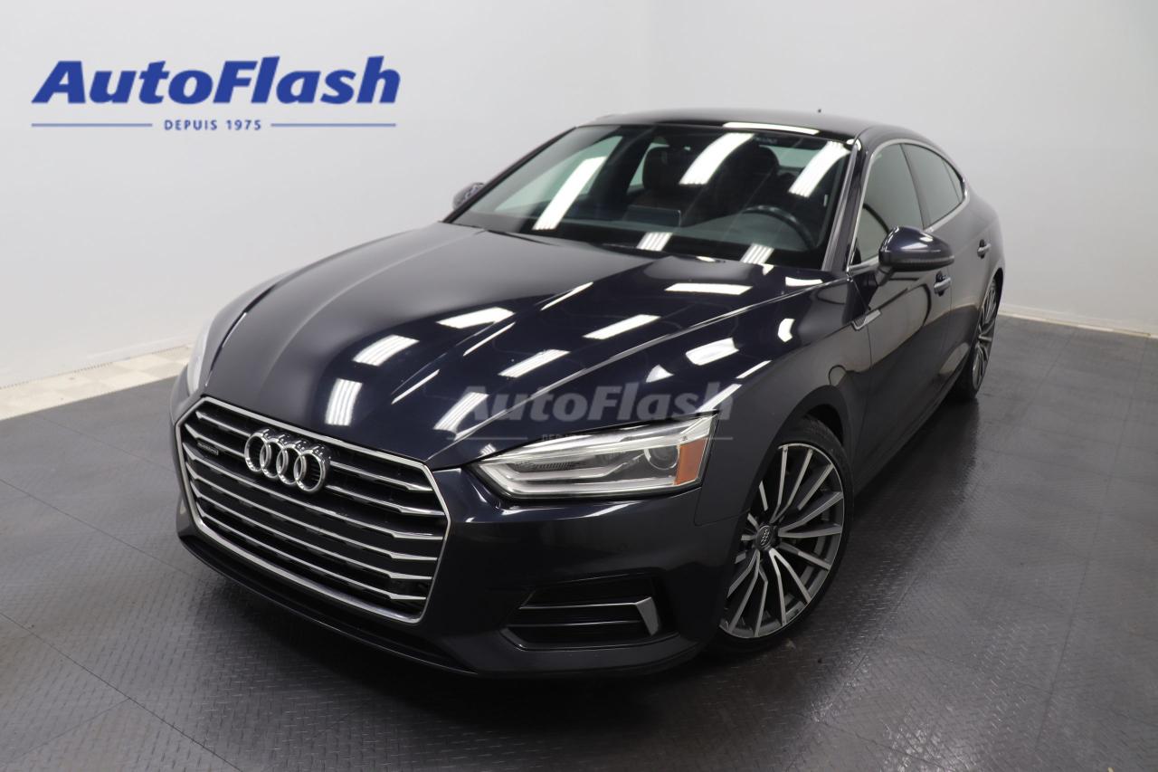 Used 2018 Audi A5 Sportback PREMIUM PLUS, CAMERA, VOLANT CHAUFFANTS, TOIT for sale in Saint-Hubert, QC