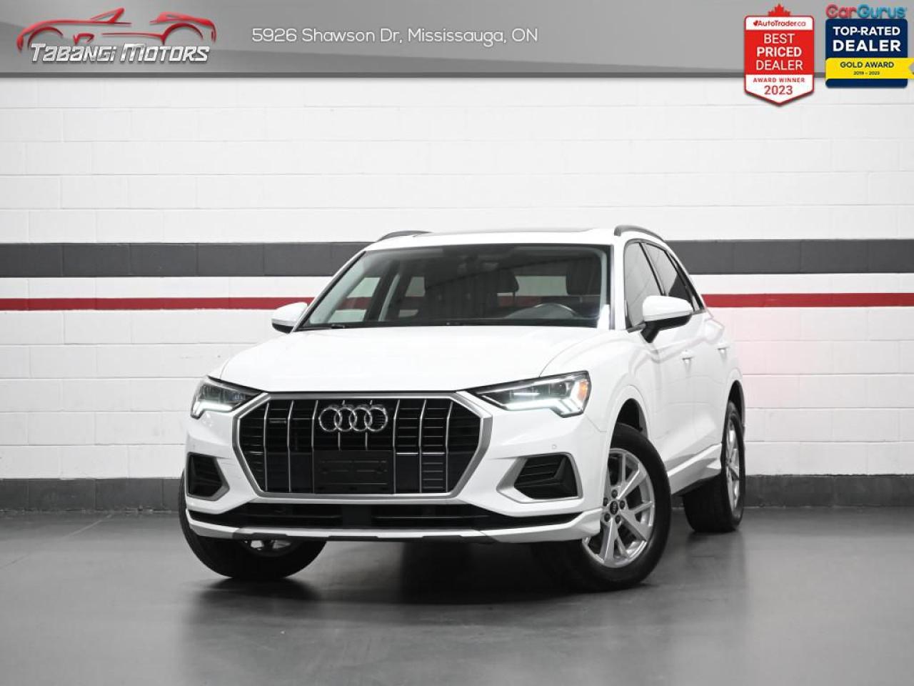 Used 2021 Audi Q3 No Accident Leather Digital Dash Panoramic Roof Park Aid for sale in Mississauga, ON