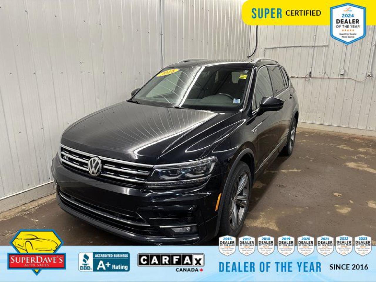 Used 2018 Volkswagen Tiguan Highline 4MOTION for sale in Dartmouth, NS