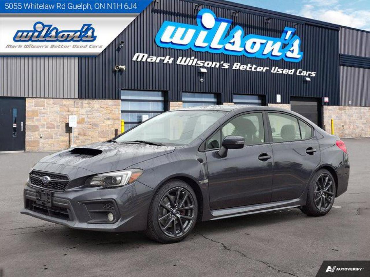 Used 2019 Subaru WRX Sport-tech Manual AWD | Leather | Sunroof | Navi | Heated Seats | Premium Audio | Carplay & More ! for sale in Guelph, ON