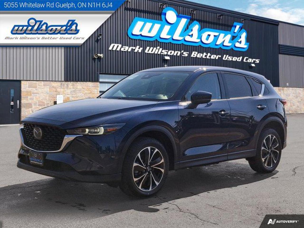 Used 2022 Mazda CX-5 GT AWD | Leather | Nav | Sunroof | Cooled + Heated Seats | Heated Wheel | New Tires | New Brakes | for sale in Guelph, ON