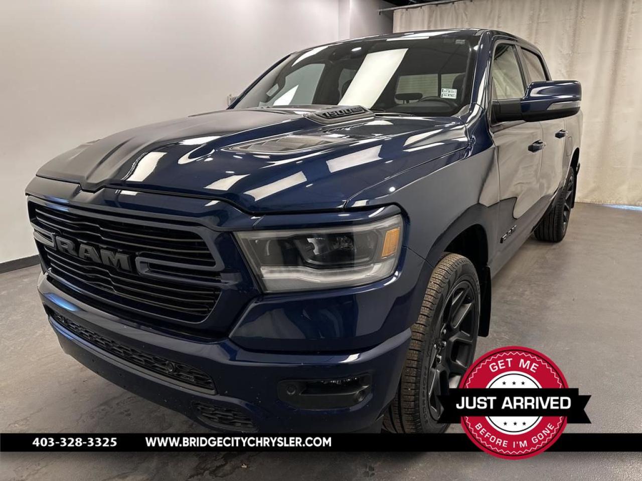 Used 2023 RAM 1500 Sport Leather - Panoramic Sunroof - Harman Kardon Sound - 3.92 Rear Towing - Factory wheels included for sale in Lethbridge, AB