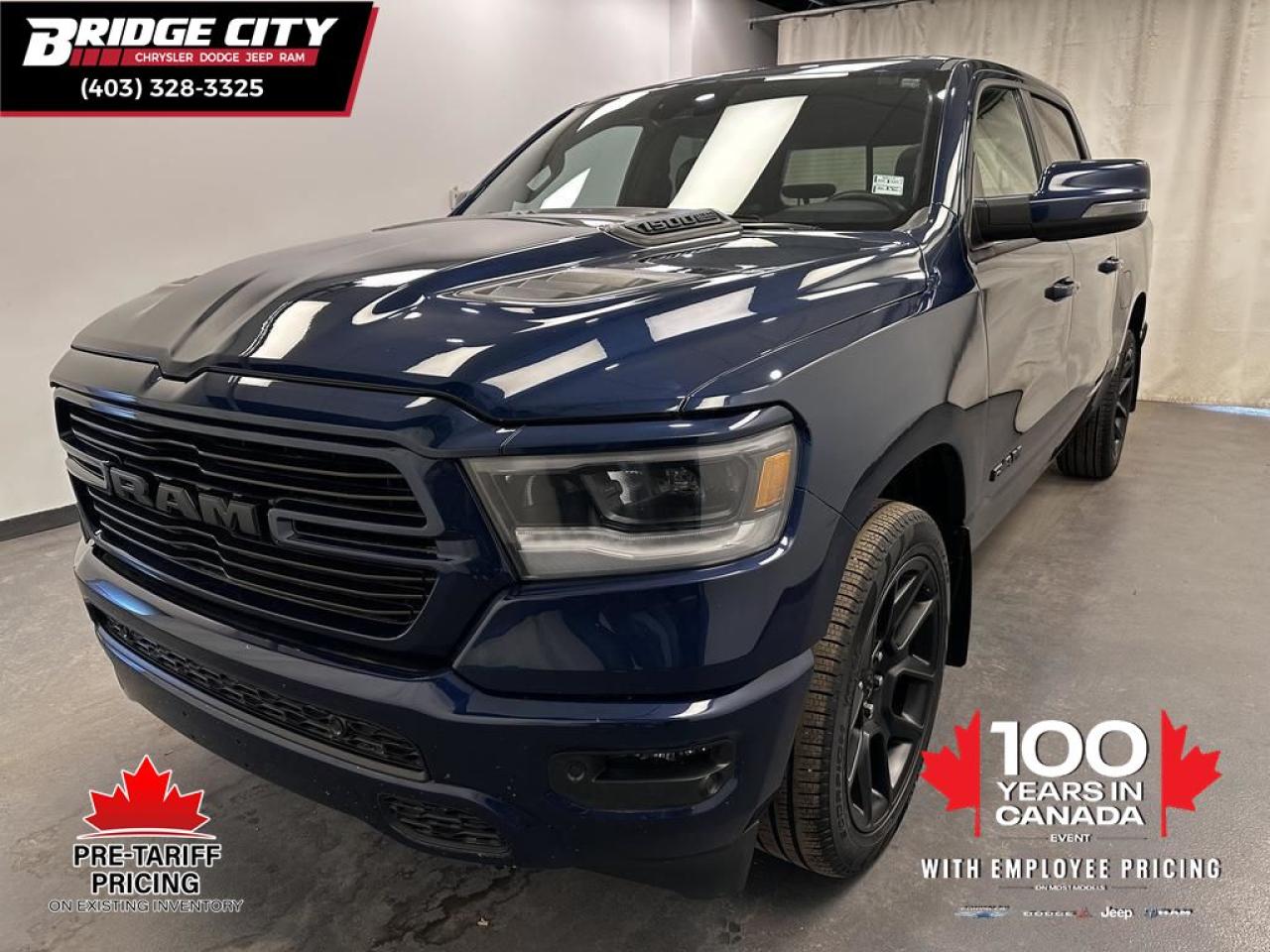 Used 2023 RAM 1500 Sport Leather - Panoramic Sunroof - Harman Kardon Sound - 3.92 Rear Towing - Factory wheels included for sale in Lethbridge, AB