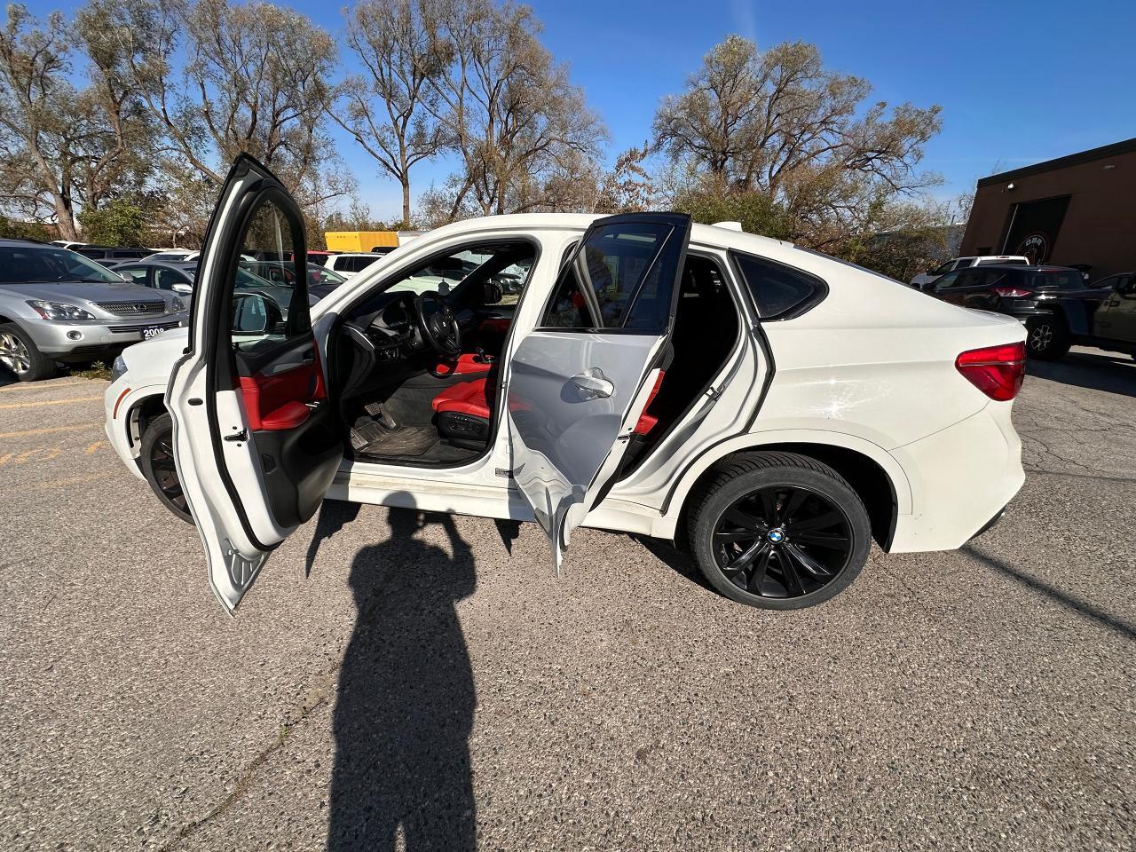 2016 BMW X6 Certified, White on Red Leather, xDrive35i Photo