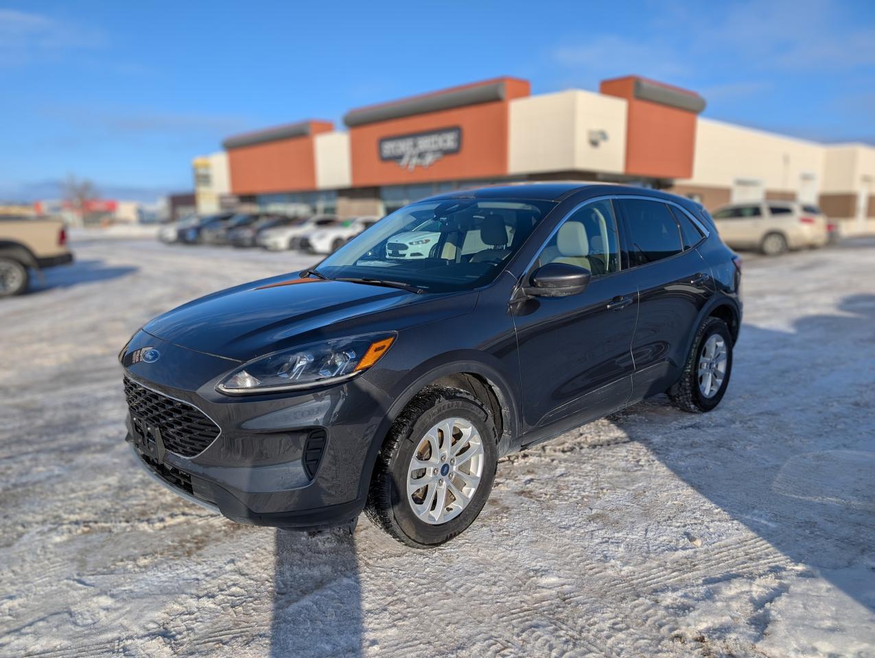 <p>Come finance this vehicle with us. Apply on our website stonebridgeauto.com</p><p>2020 Ford Escape SE with only 79000kms. 1.5 liter 4 cylinder All wheel drive&nbsp;</p><p>Clean title and safetied. Always owned in Manitoba. No collisions on Record&nbsp;</p><p>Adaptive Cruise control&nbsp;</p><p>Heated front seats&nbsp;</p><p>Back up Camera&nbsp;</p><p>Bluetooth&nbsp;</p><p>Apple Carplay/Android auto&nbsp;</p><p>Keyless entry and ignition&nbsp;</p><p>Power driver seat</p><p>Selectable drive modes&nbsp;</p><p>&nbsp;</p><p>We take trades! Vehicle is for sale in Steinbach by STONE BRIDGE AUTO INC. Dealer #5000 we are a small business focused on customer satisfaction. Text or call before coming to view and ask for sales.</p>