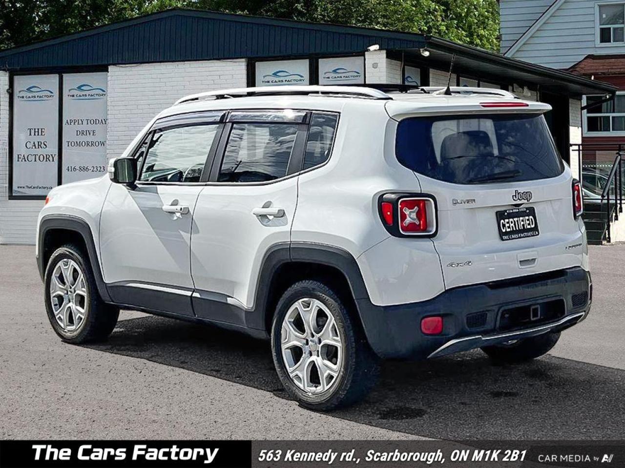 2018 Jeep Renegade Limited 4WD Leather MySky Roof CarPlay - Mint! - Photo #4