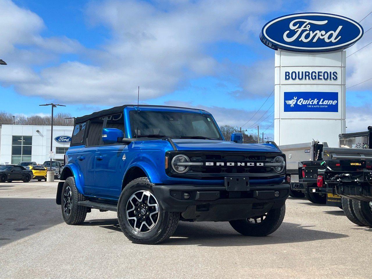 Used 2022 Ford Bronco OUTER BANKS 4 DOOR 4X4 for sale in Midland, ON