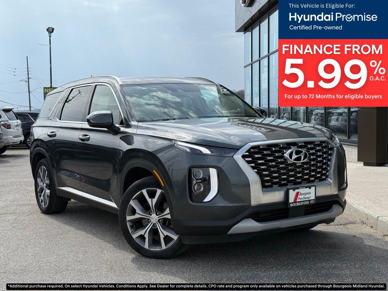 Used 2022 Hyundai PALISADE Preferred 8-Passenger AWD for sale in Midland, ON