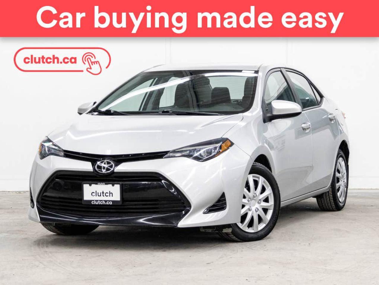 Used 2018 Toyota Corolla LE w/ Heated Front Seats, Rearview Cam, Climate Control for sale in Toronto, ON