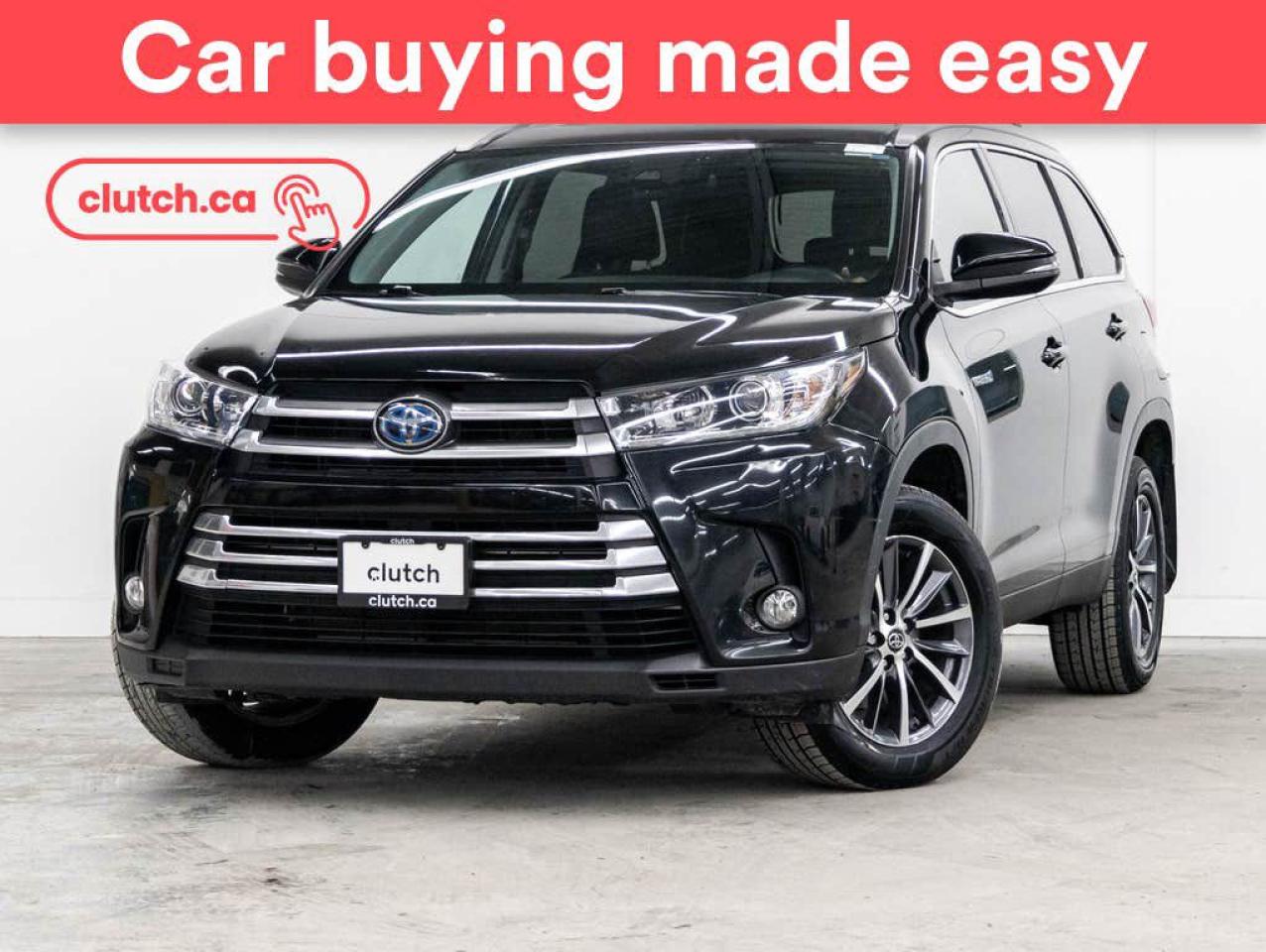 Used 2019 Toyota Highlander Hybrid XLE AWD w/Rearview Cam, Sunroof, Navigation for sale in Toronto, ON
