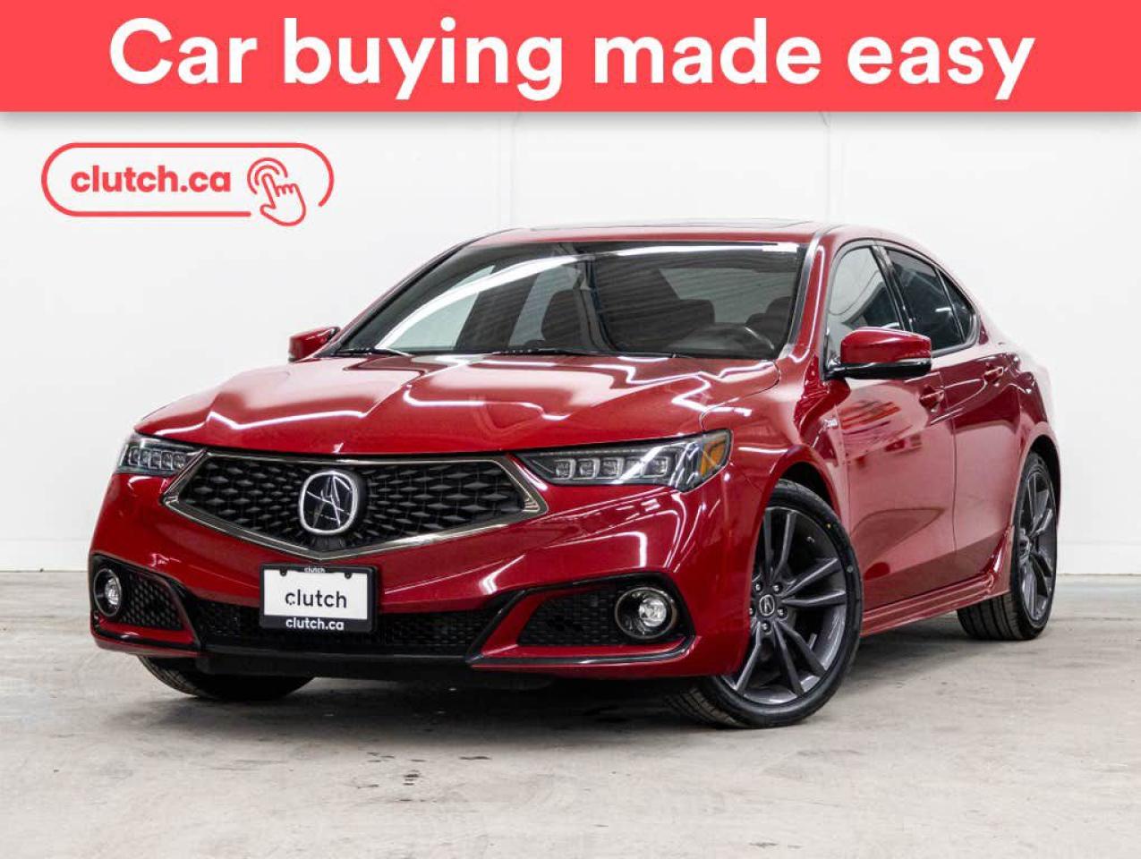 Used 2018 Acura TLX Tech A-Spec w/ Apple CarPlay & Android Auto, Rearview Cam, Nav for sale in Toronto, ON