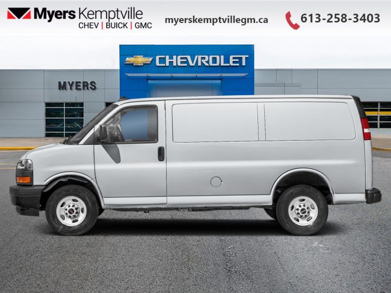 Used 2023 GMC Savana Cargo Van 2500 135  - 4G LTE for sale in Kemptville, ON