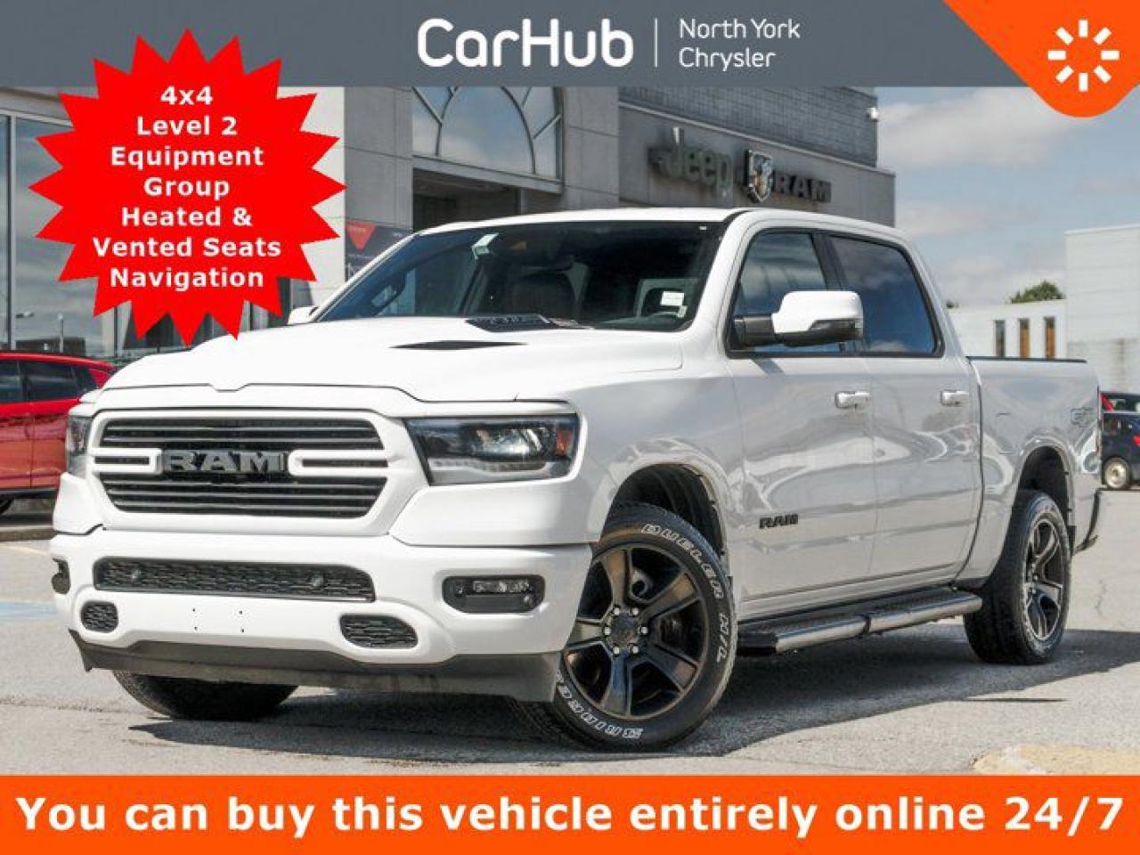Used 2023 RAM 1500 Sport GT 4x4 Level 2 Equipment Group Heated & Vented Seats Navi for sale in Thornhill, ON