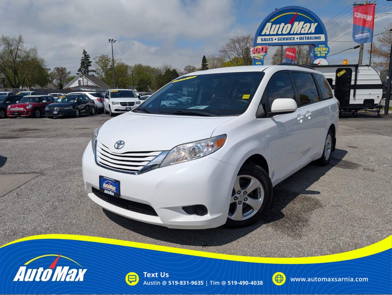 Used 2017 Toyota Sienna LE 8 PASSENGER for sale in Sarnia, ON