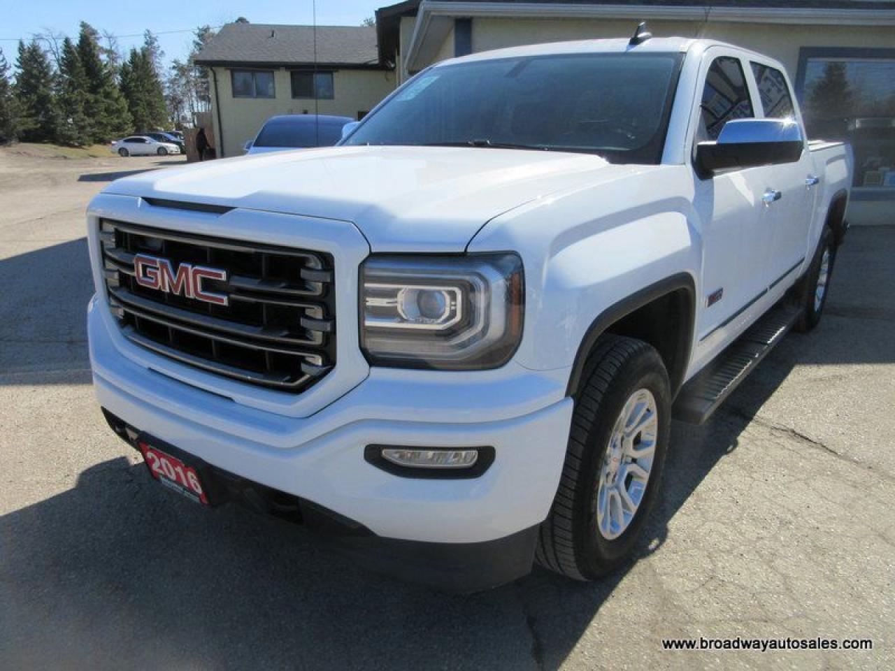 Used 2016 GMC Sierra 1500 GREAT VALUE SLE-ALL-TERRAIN-MODEL 5 PASSENGER 5.3L - V8.. 4X4.. CREW-CAB.. SHORTY.. HEATED SEATS.. BACK-UP CAMERA.. BLUETOOTH SYSTEM.. for sale in Bradford, ON