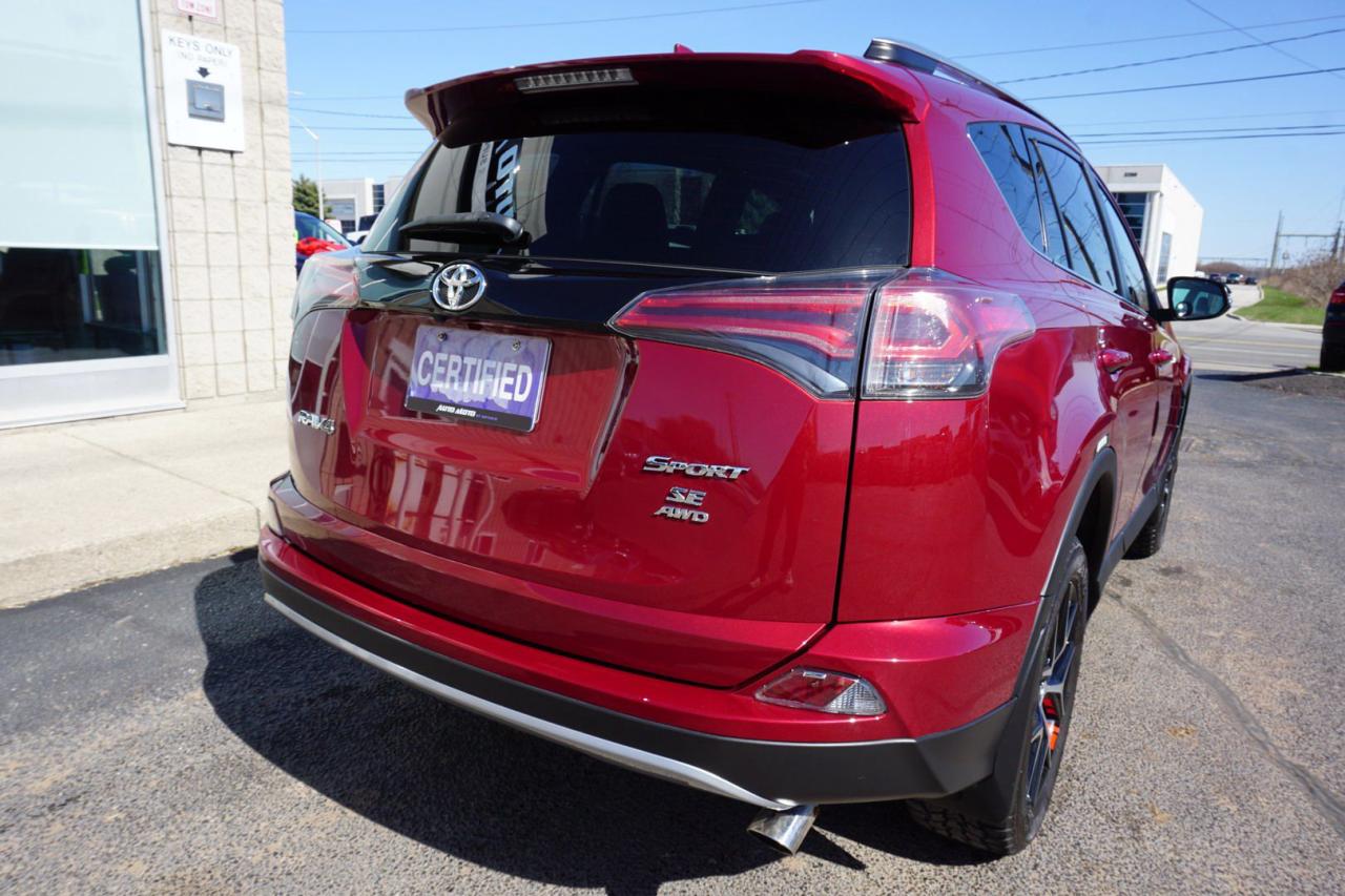 2018 Toyota RAV4 SE-SPORT 4WD CERTIFIED *TOYOTA MAINTAIN* NAV CAMERA SUNROOF BLUETOOTH HEATED LEATHER CRUISE ALLOYS - Photo #6