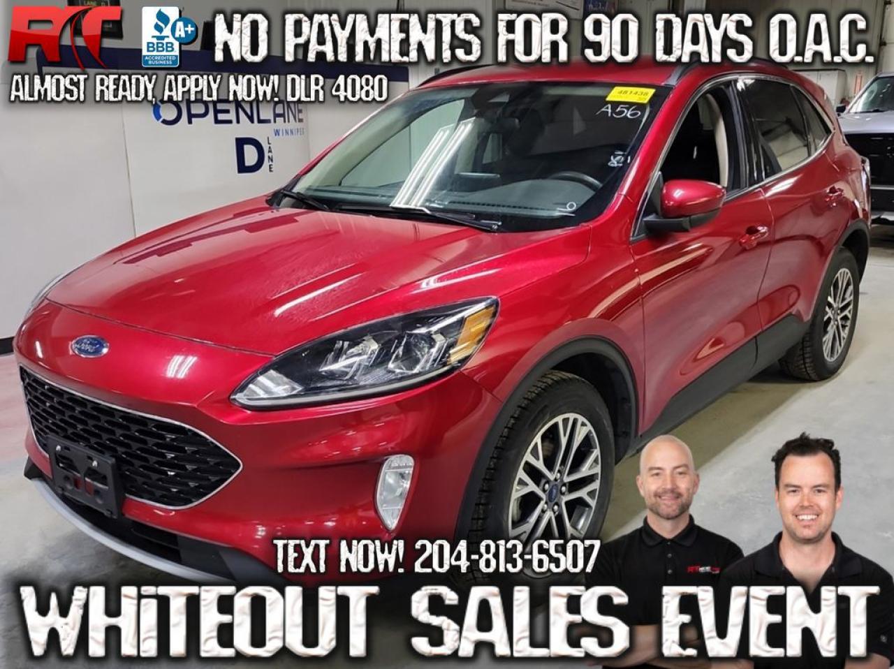 Used 2020 Ford Escape SEL for sale in Winnipeg, MB